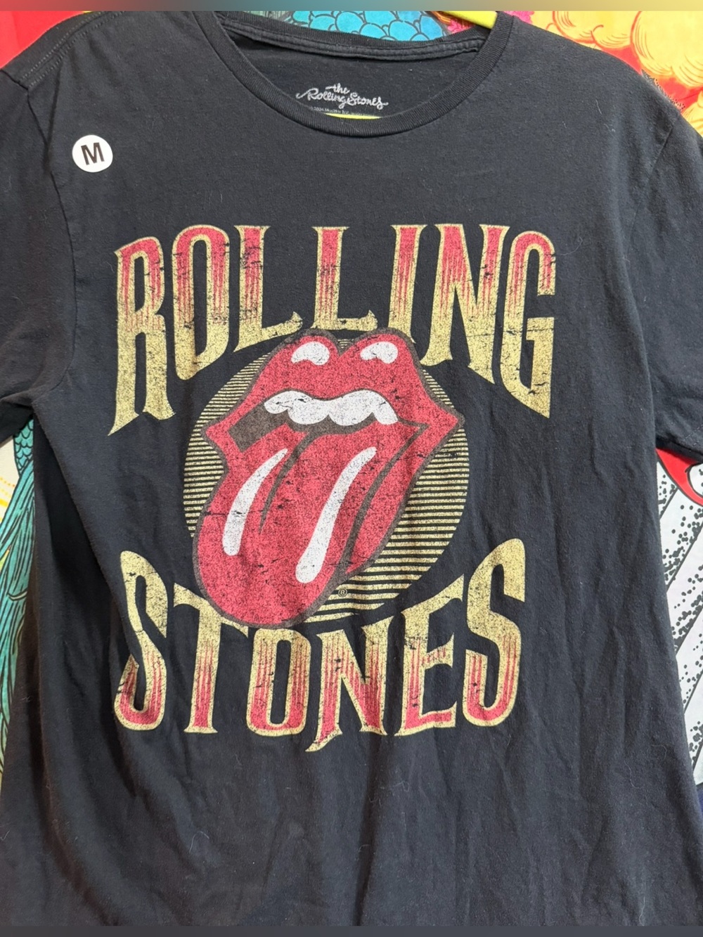 Rolling Stones Classic Logo T-Shirt Size M